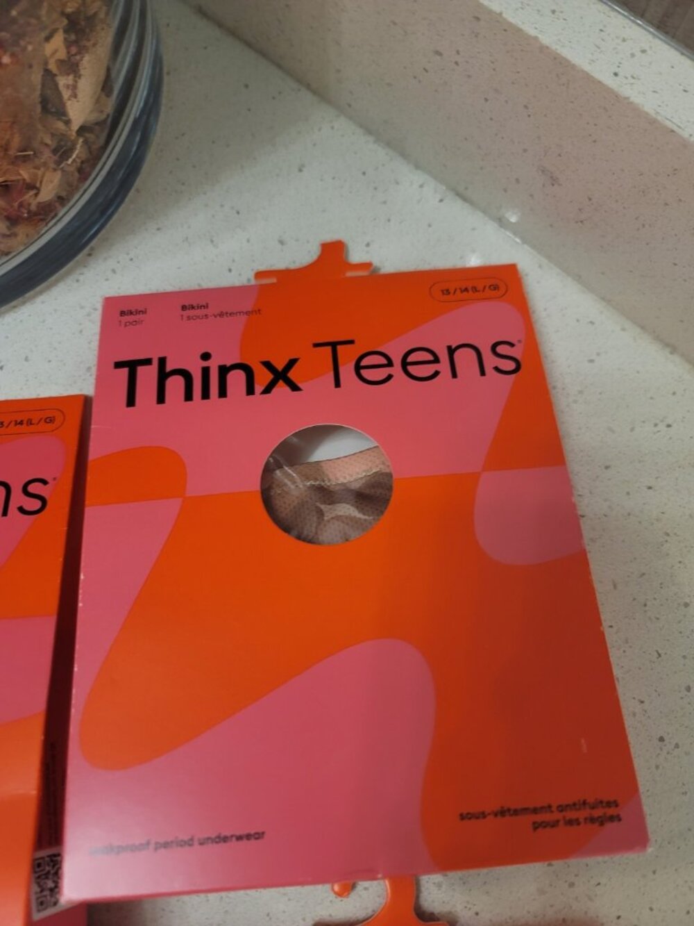 Thinx Teens Cotton Bikini Leakproof Period Underwear L 13/14 Four Pack New NWT - Picture 3 of 7